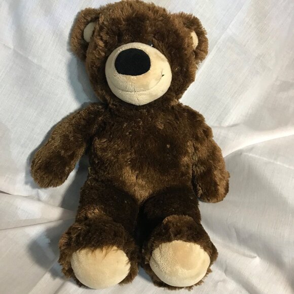 Build A Bear Workshop Brown Teddy Bear In Pink Hoodie Plush Toy 14" - Picture 11 of 16